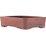 Rectangular unglazed bonsai pot by Bigei - 185 x 145 x 45 mm