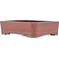 Rectangular unglazed bonsai pot by Bigei - 185 x 145 x 45 mm