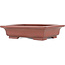Pot à bonsaï rectangulaire non émaillé par Bigei - 155 x 120 x 35 mm