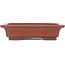 Pot à bonsaï rectangulaire non émaillé par Bigei - 155 x 120 x 35 mm