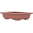 Pot à bonsaï rectangulaire non émaillé par Bigei - 155 x 120 x 35 mm