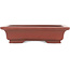 Rectangular unglazed bonsai pot by Bigei - 155 x 120 x 35 mm