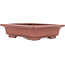 Pot à bonsaï rectangulaire non émaillé par Bigei - 155 x 120 x 35 mm