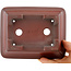 Maceta rectangular para bonsái sin esmaltar de Bigei - 160 x 128 x 50 mm