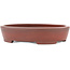 Pot à bonsaï ovale non émaillé par Bigei - 160 x 125 x 32 mm