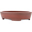 Pot à bonsaï ovale non émaillé par Bigei - 160 x 125 x 32 mm
