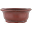 Pot à bonsaï ovale non émaillé par Bigei - 156 x 122 x 47 mm