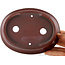 Maceta para bonsái ovalada sin esmaltar de Bigei - 156 x 122 x 47 mm