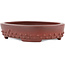 Pot à bonsaï ovale non émaillé par Bigei - 160 x 125 x 30 mm