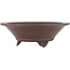 Pot à bonsaï rond non émaillé par Bigei - 156 x 156 x 48 mm