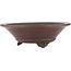 Pot à bonsaï rond non émaillé par Bigei - 156 x 156 x 48 mm