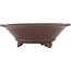 Pot à bonsaï rond non émaillé par Bigei - 156 x 156 x 48 mm