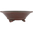 Pot à bonsaï rond non émaillé par Bigei - 156 x 156 x 48 mm