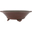 Pot à bonsaï rond non émaillé par Bigei - 156 x 156 x 48 mm