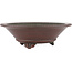 Pot à bonsaï rond non émaillé par Bigei - 156 x 156 x 48 mm