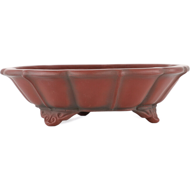 Pot à bonsaï Lotus non émaillé par Bigei - 145 x 145 x 46 mm