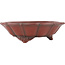 Pot à bonsaï Lotus non émaillé par Bigei - 145 x 145 x 46 mm