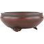Pot à bonsaï rond non émaillé par Bigei - 120 x 120 x 45 mm