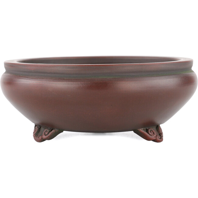 Vaso bonsai rotondo non smaltato di Bigei - 120 x 120 x 45 mm