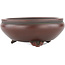 Pot à bonsaï rond non émaillé par Bigei - 120 x 120 x 45 mm