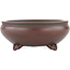 Pot à bonsaï rond non émaillé par Bigei - 120 x 120 x 45 mm