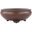 Pot à bonsaï rond non émaillé par Bigei - 120 x 120 x 45 mm