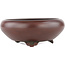 Pot à bonsaï rond non émaillé par Bigei - 122 x 122 x 45 mm