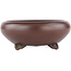 Pot à bonsaï rond non émaillé par Bigei - 122 x 122 x 45 mm