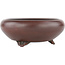 Pot à bonsaï rond non émaillé par Bigei - 122 x 122 x 45 mm