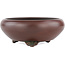 Ronde ongeglazuurde bonsaipot van Bigei - 122 x 122 x 45 mm