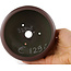 Pot à bonsaï rond non émaillé par Bigei - 122 x 122 x 45 mm