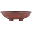 Pot à bonsaï Mokko non émaillé par Bigei - 155 x 140 x 55 mm