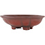 Pot à bonsaï Mokko non émaillé par Bigei - 155 x 140 x 55 mm