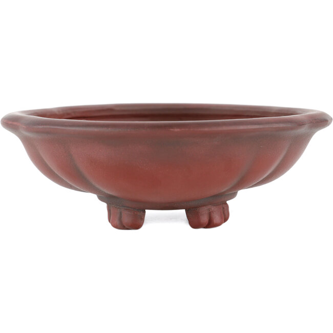 Pot à bonsaï Mokko non émaillé par Bigei - 155 x 140 x 55 mm