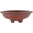 Pot à bonsaï Mokko non émaillé par Bigei - 155 x 140 x 55 mm