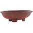 Pot à bonsaï Mokko non émaillé par Bigei - 155 x 140 x 55 mm