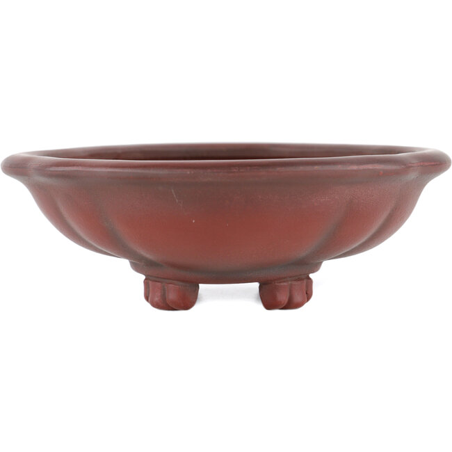 Mokko unglazed bonsai pot by Bigei - 155 x 140 x 55 mm