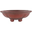 Pot à bonsaï Mokko non émaillé par Bigei - 155 x 140 x 55 mm