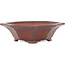 Pot à bonsaï Mokko non émaillé par Bigei - 160 x 145 x 37 mm