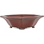 Pot à bonsaï Mokko non émaillé par Bigei - 140 x 125 x 33 mm