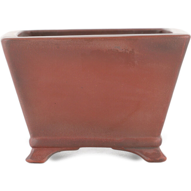 Vaso bonsai quadrato non smaltato di Bigei - 97 x 97 x 64 mm