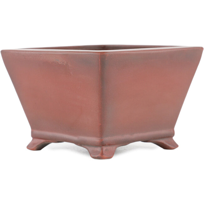 Vaso bonsai quadrato non smaltato di Bigei - 97 x 97 x 64 mm