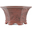 Vaso bonsai esagonale non smaltato di Bigei - 120 x 105 x 62 mm