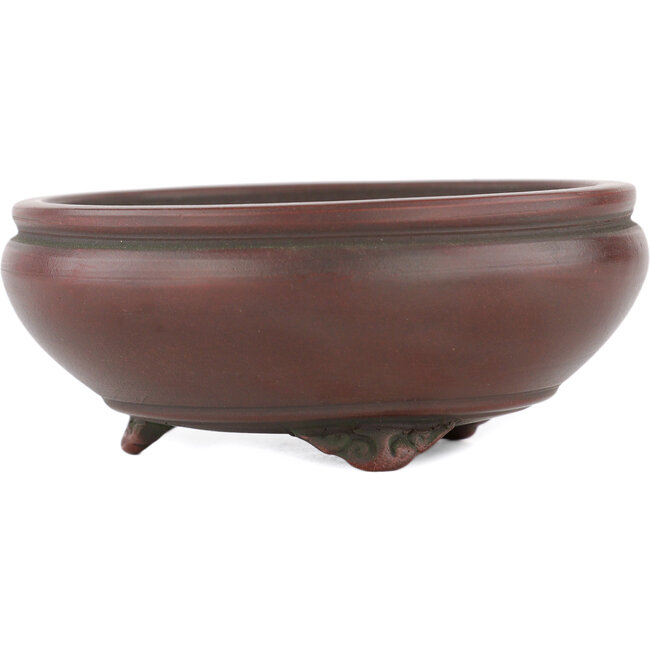 Pot à bonsaï rond non émaillé par Bigei - 90 x 90 x 35 mm