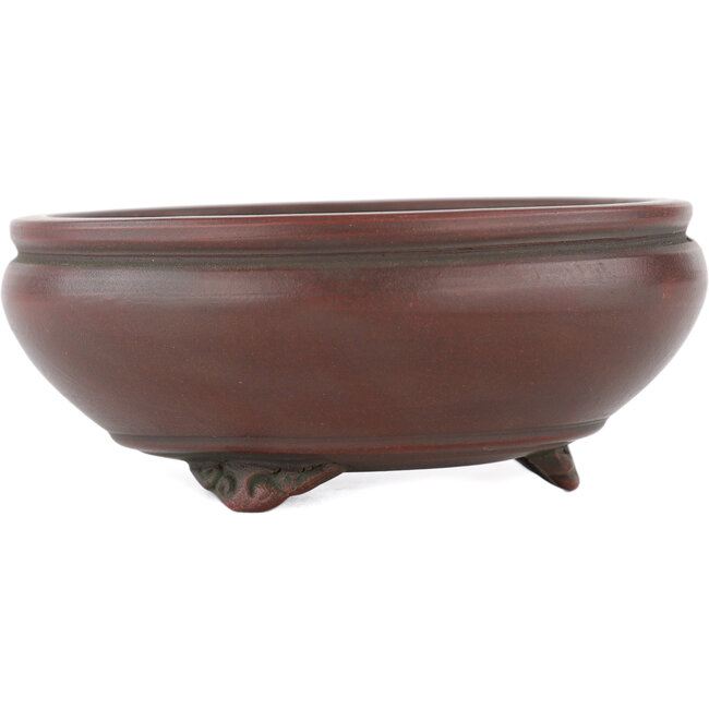 Pot à bonsaï rond non émaillé par Bigei - 90 x 90 x 35 mm