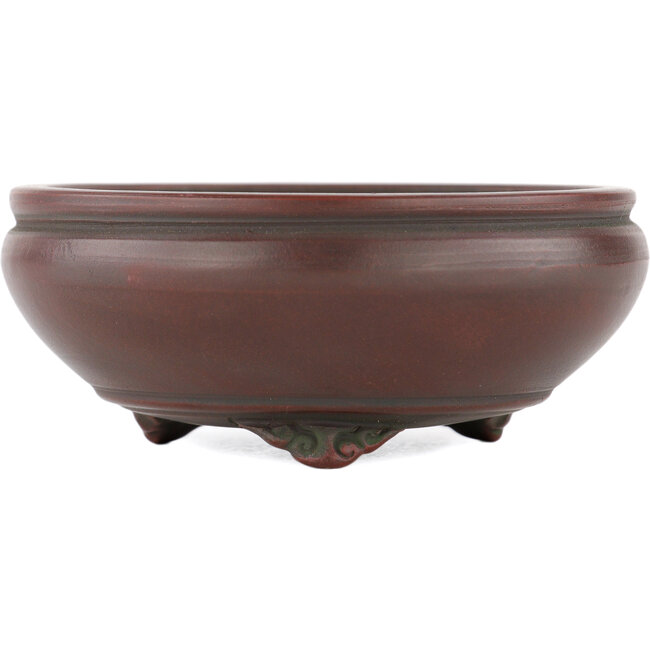 Vaso bonsai rotondo non smaltato di Bigei - 90 x 90 x 35 mm