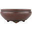 Pot à bonsaï rond non émaillé par Bigei - 90 x 90 x 35 mm