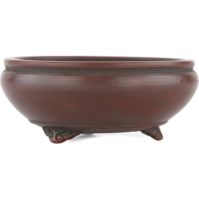 Pot à bonsaï rond non émaillé par Bigei - 90 x 90 x 35 mm