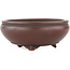 Pot à bonsaï rond non émaillé par Bigei - 90 x 90 x 35 mm