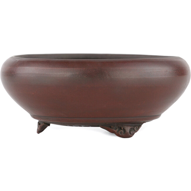 Vaso bonsai rotondo non smaltato di Bigei - 92 x 92 x 32 mm